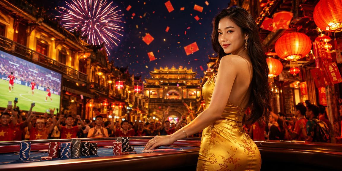Giao diện thưởng phong bì đỏ tại Huế trên 180000 với đèn lồng truyền thống
